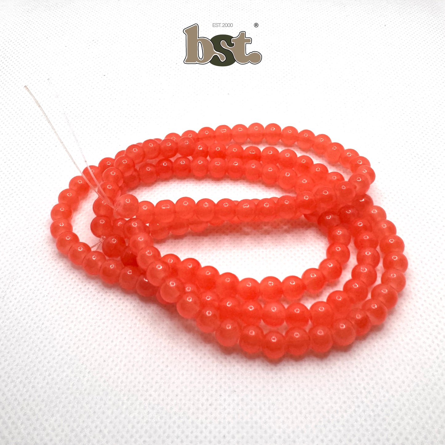 6mm Glass Beads Marble Beads for Jewellery Making 130+ Beads each line, 20+ Colors