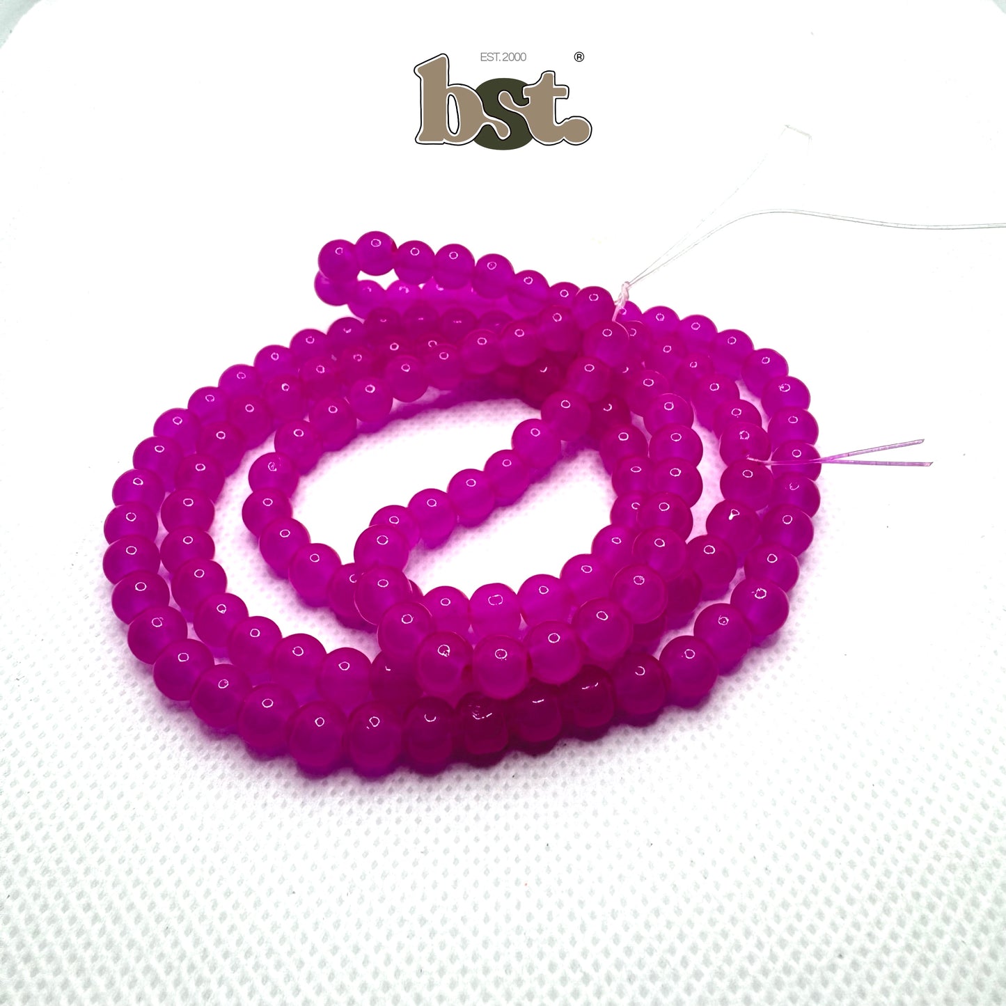 6mm Glass Beads Marble Beads for Jewellery Making 130+ Beads each line, 20+ Colors