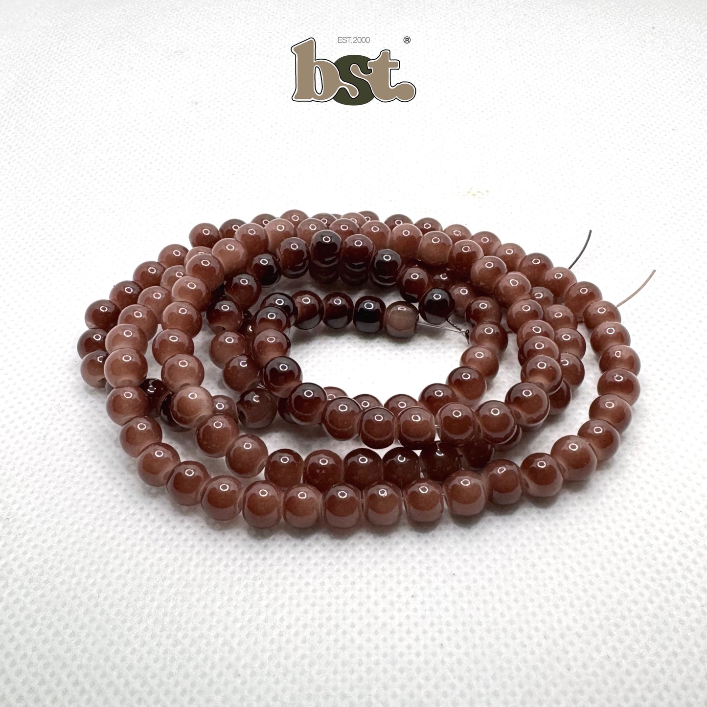 6mm Glass Beads Marble Beads for Jewellery Making 130+ Beads each line, 20+ Colors