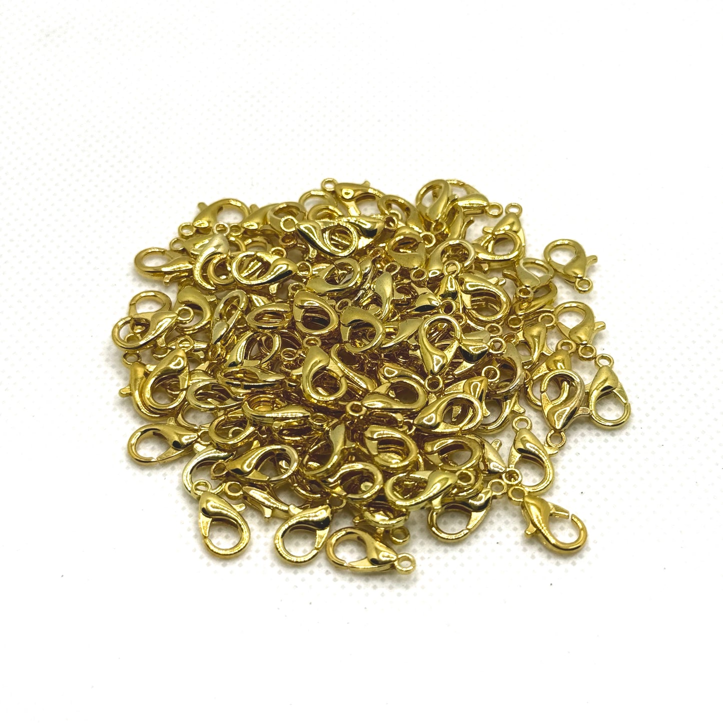 Lobster Clasp Hook 50pcs, 100pcs, 200pcs, 400pcs, 1000pcs, Golden Silver Lobster Lock DIY Jewellery, DIY Necklaces Stainless Steel Jewellery Making Supplies