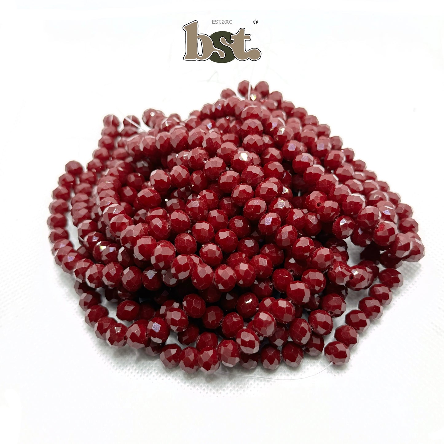 8mm Crystal Beads 60+ Rondelle Beads for Jewellery Making, 29+ Colors