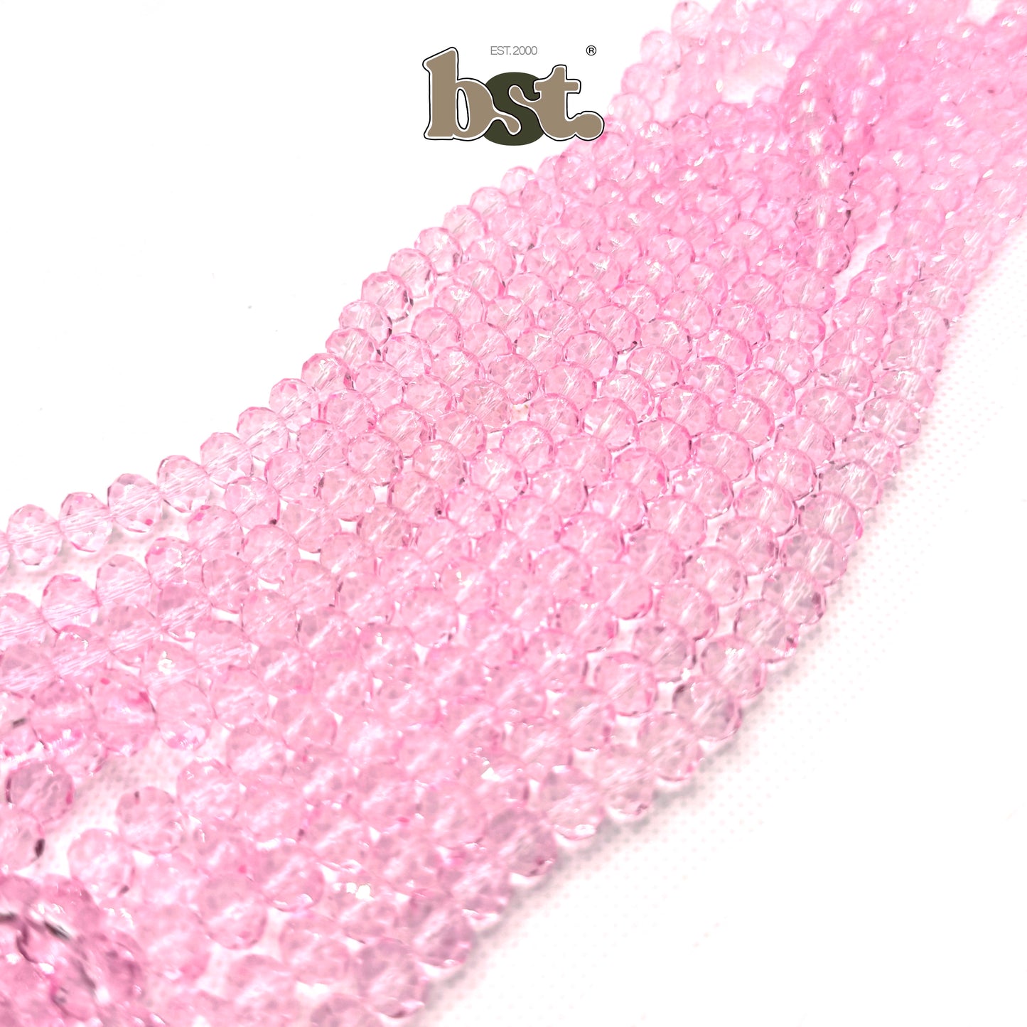 8mm Crystal Beads 60+ Rondelle Beads for Jewellery Making, 29+ Colors