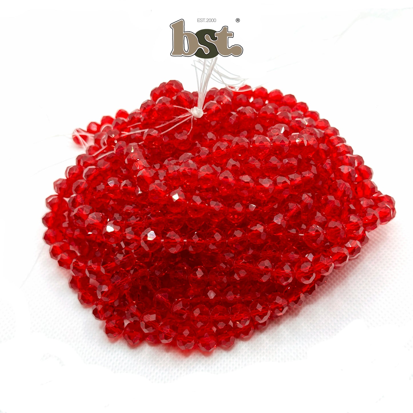 8mm Crystal Beads 60+ Rondelle Beads for Jewellery Making, 29+ Colors
