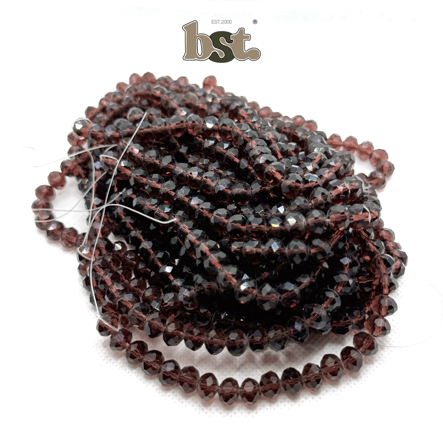 8mm Crystal Beads 60+ Rondelle Beads for Jewellery Making, 29+ Colors