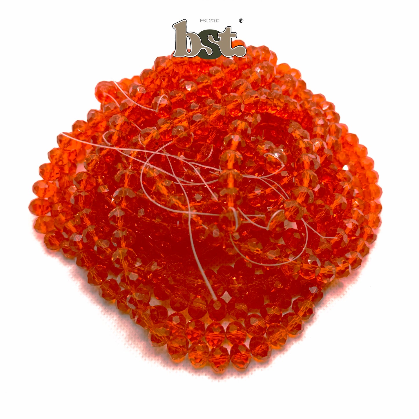 8mm Crystal Beads 60+ Rondelle Beads for Jewellery Making, 29+ Colors