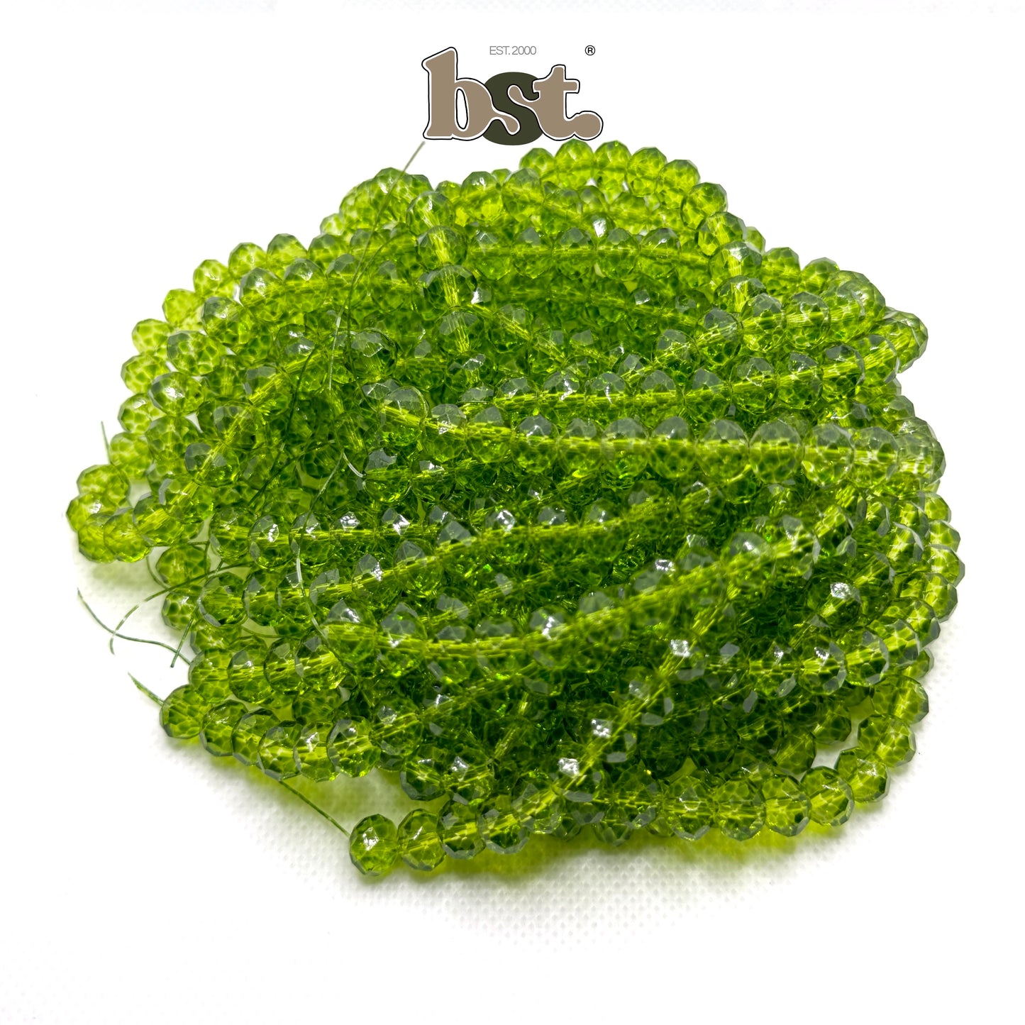 8mm Crystal Beads 60+ Rondelle Beads for Jewellery Making, 29+ Colors