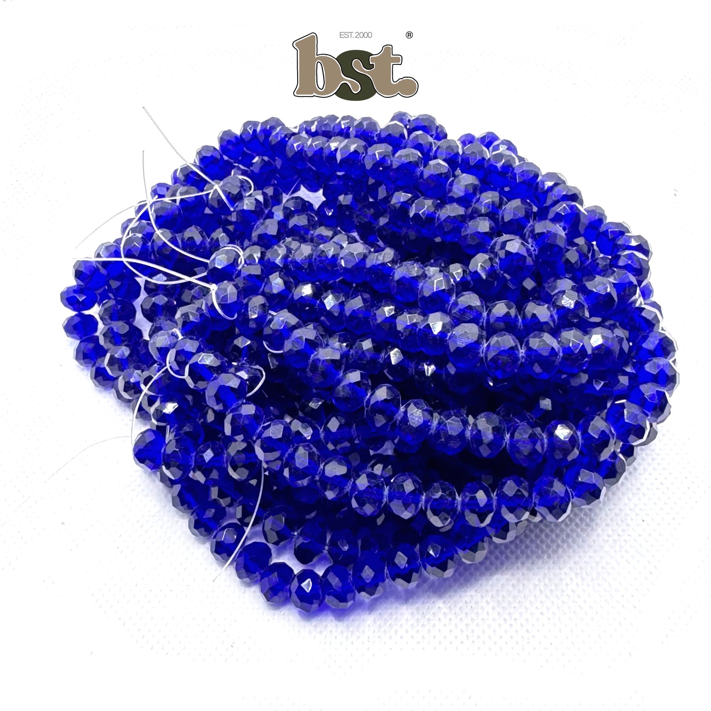 8mm Crystal Beads 60+ Rondelle Beads for Jewellery Making, 29+ Colors