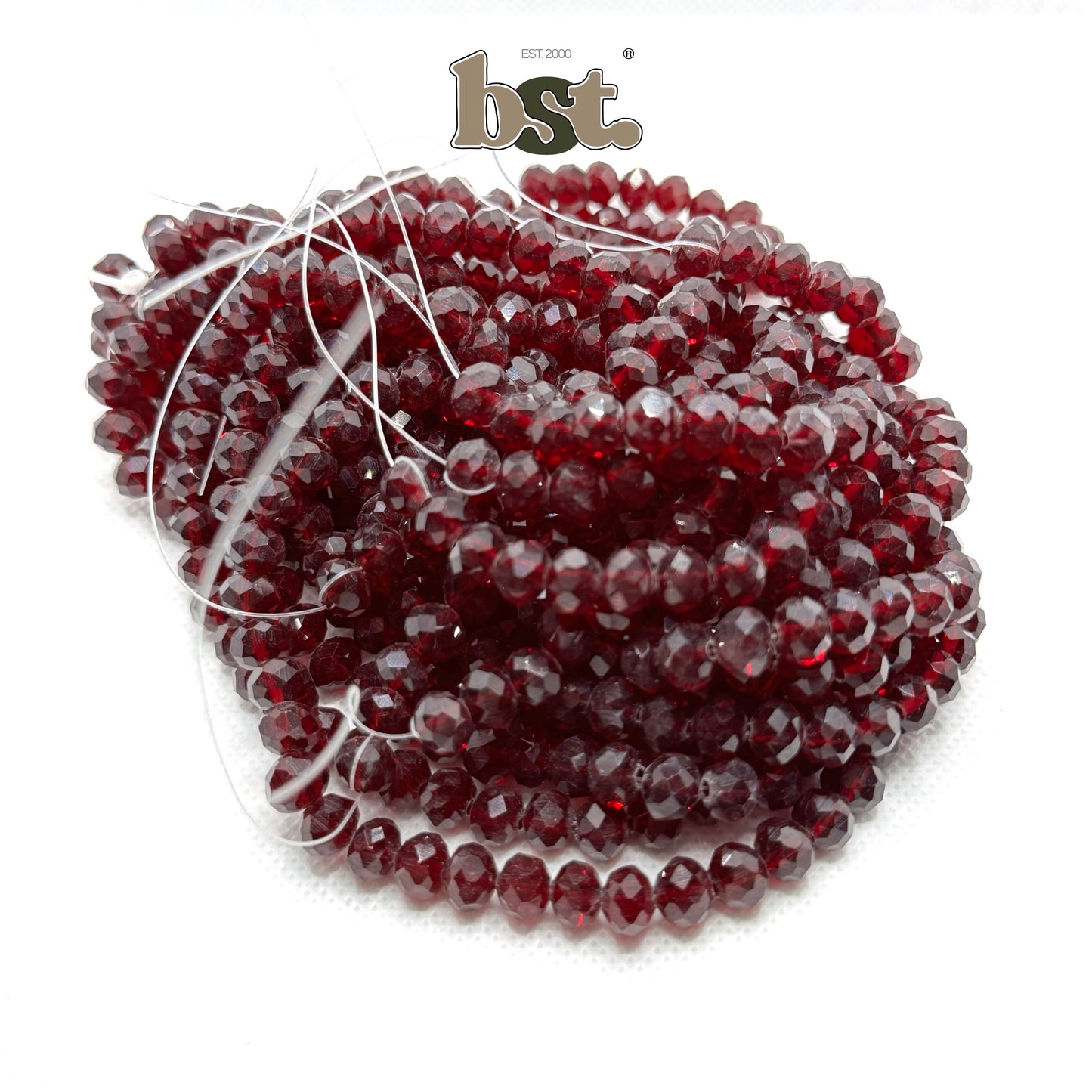 8mm Crystal Beads 60+ Rondelle Beads for Jewellery Making, 29+ Colors