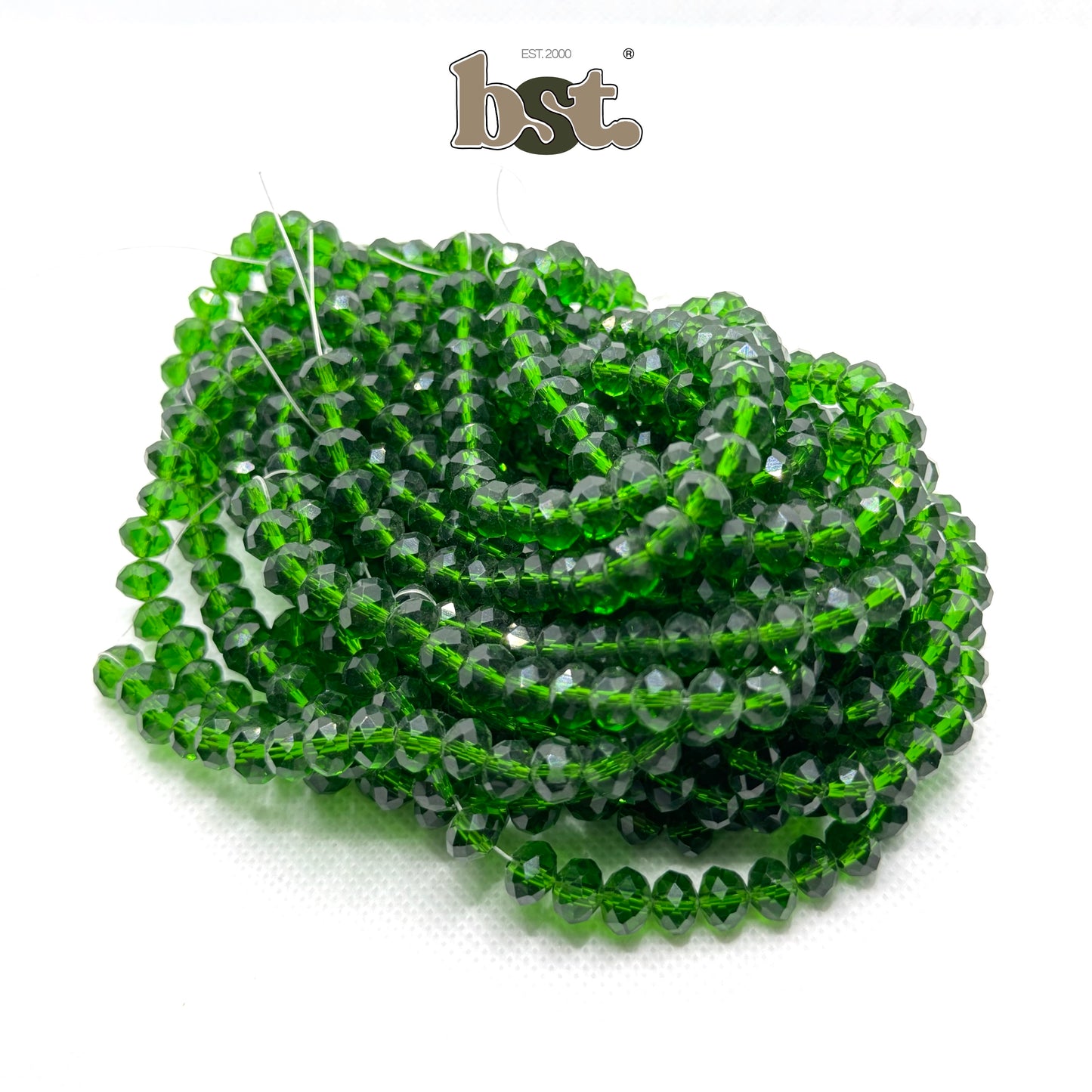 8mm Crystal Beads 60+ Rondelle Beads for Jewellery Making, 29+ Colors