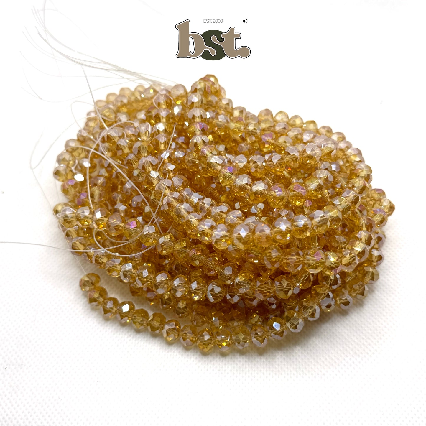 8mm Crystal Beads 60+ Rondelle Beads for Jewellery Making, 29+ Colors