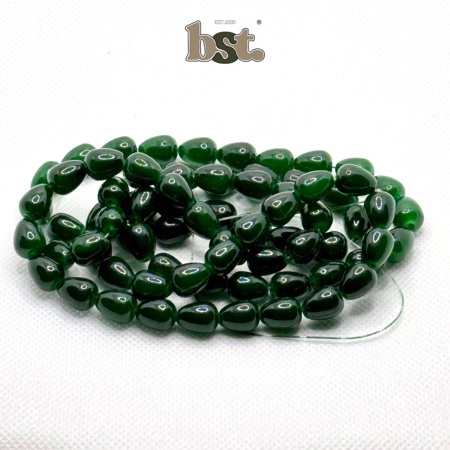 8x11mm Tear Drop Glass Beads for Jewellery Making 60+ Beads each line, 12+ Colors