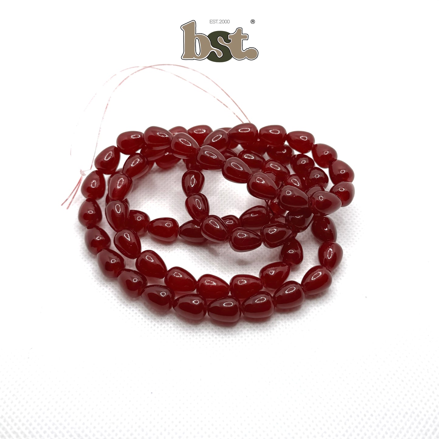 8x11mm Tear Drop Glass Beads for Jewellery Making 60+ Beads each line, 12+ Colors