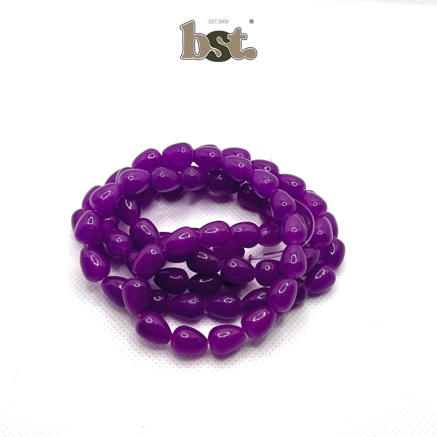 8x11mm Tear Drop Glass Beads for Jewellery Making 60+ Beads each line, 12+ Colors