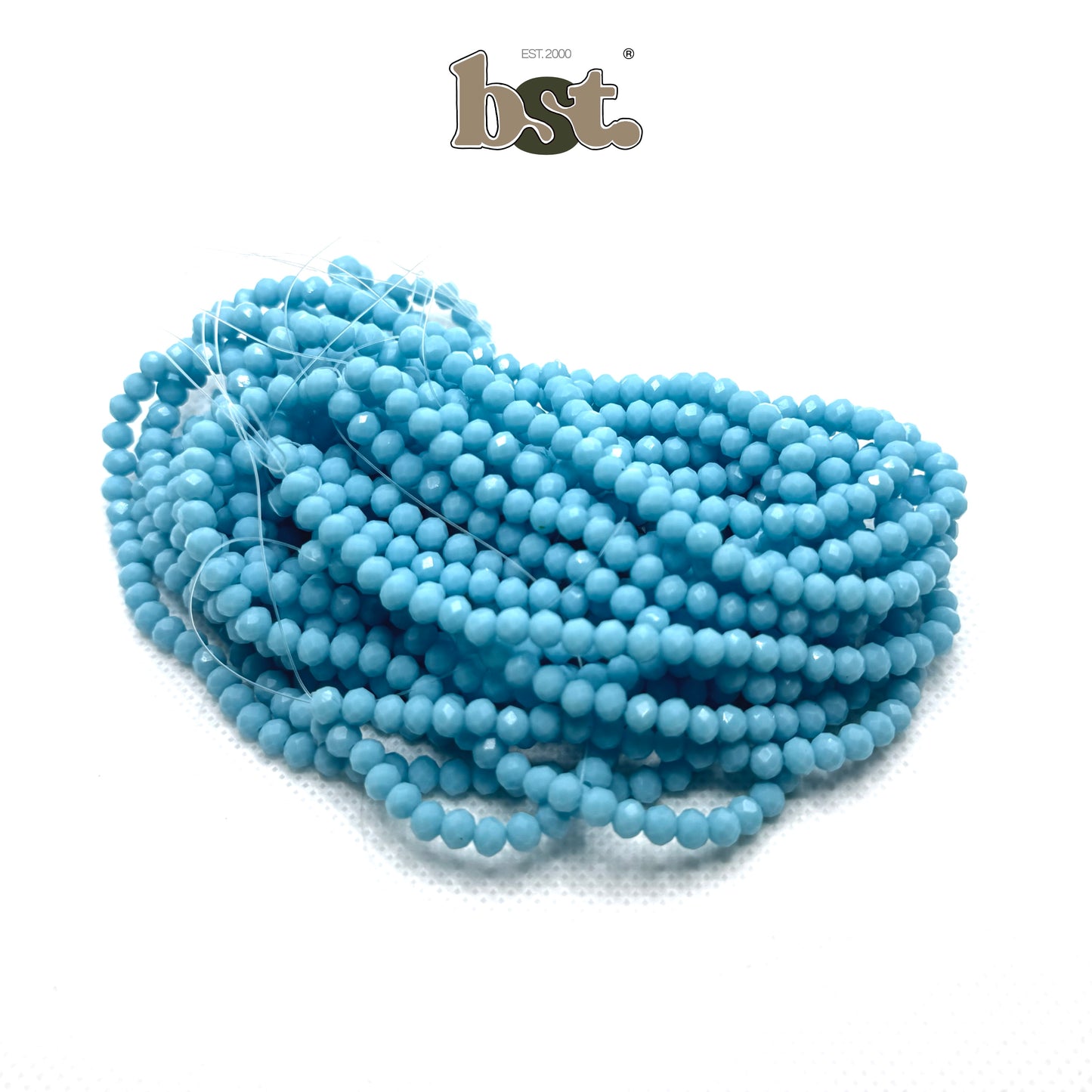 4mm Glass Crystal Beads for Jewellery Making 110+ Beads per String, 26+ Colors