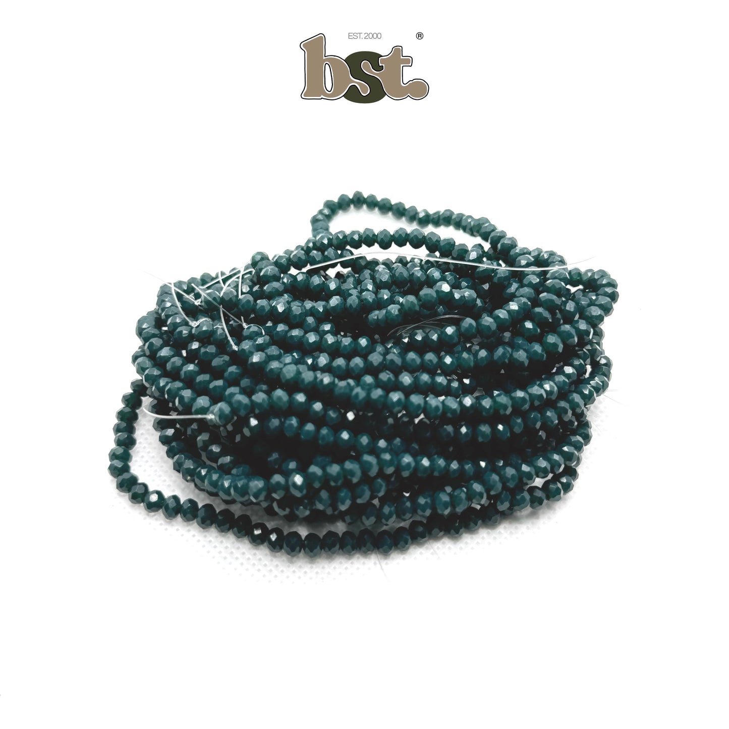 4mm Glass Crystal Beads for Jewellery Making 110+ Beads per String, 26+ Colors