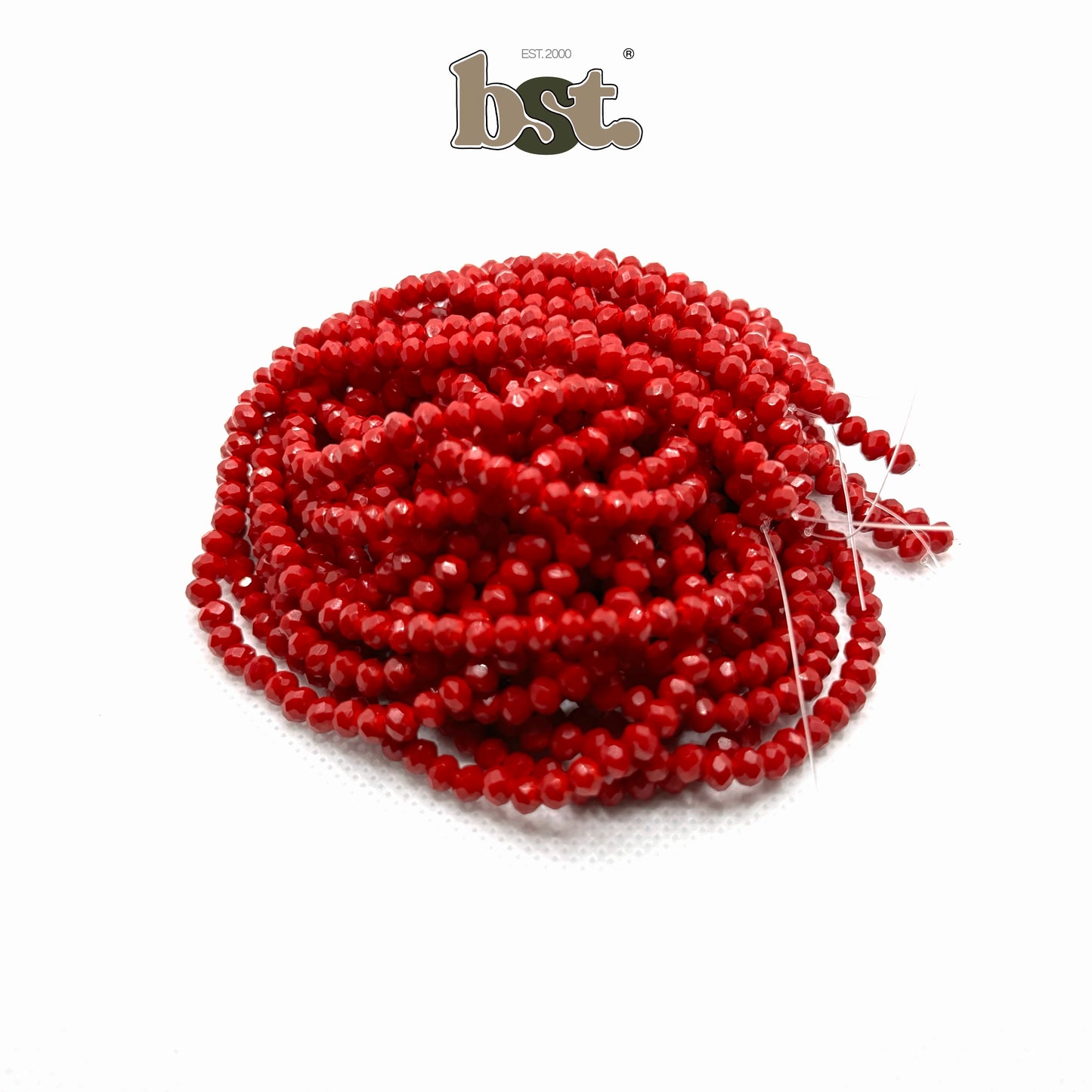 4mm Glass Crystal Beads for Jewellery Making 110+ Beads per String, 26+ Colors