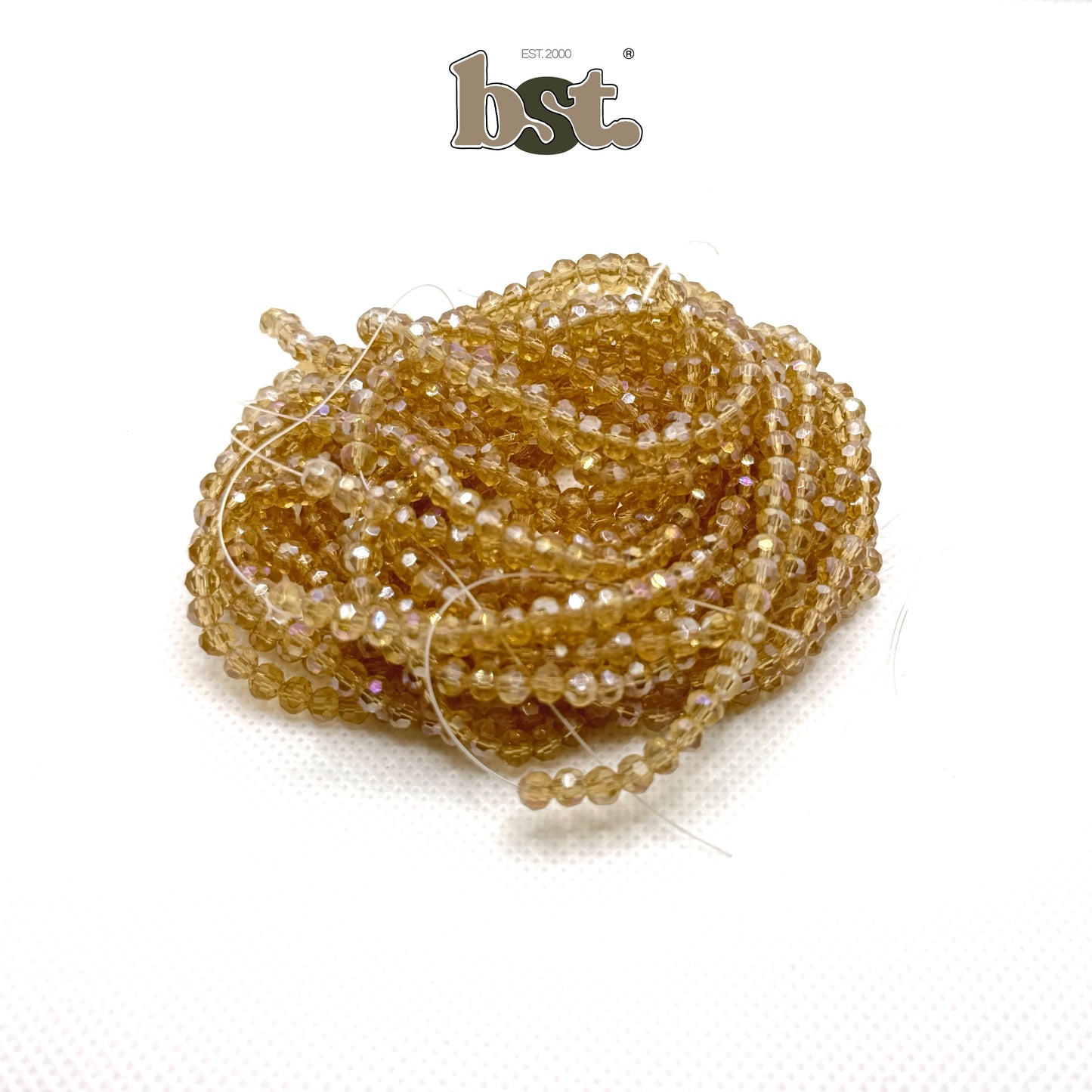 4mm Glass Crystal Beads for Jewellery Making 110+ Beads per String, 26+ Colors