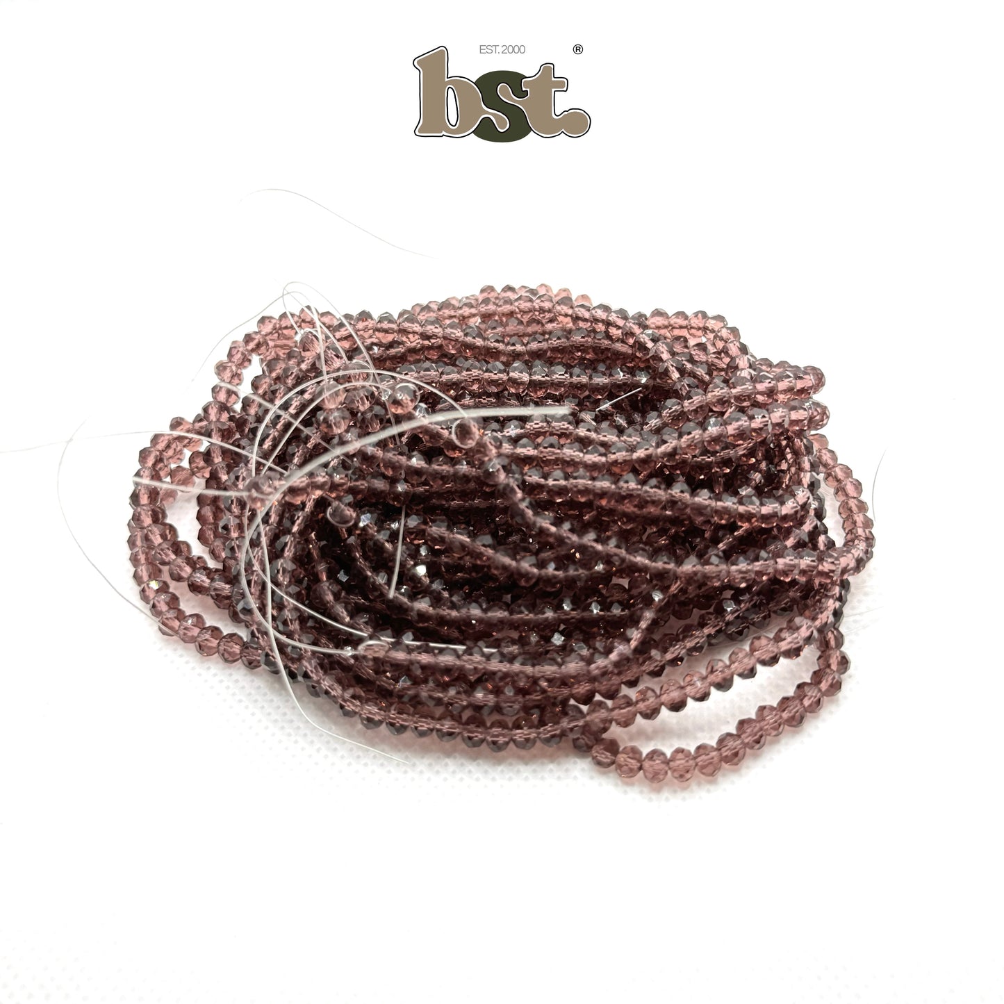 4mm Glass Crystal Beads for Jewellery Making 110+ Beads per String, 26+ Colors