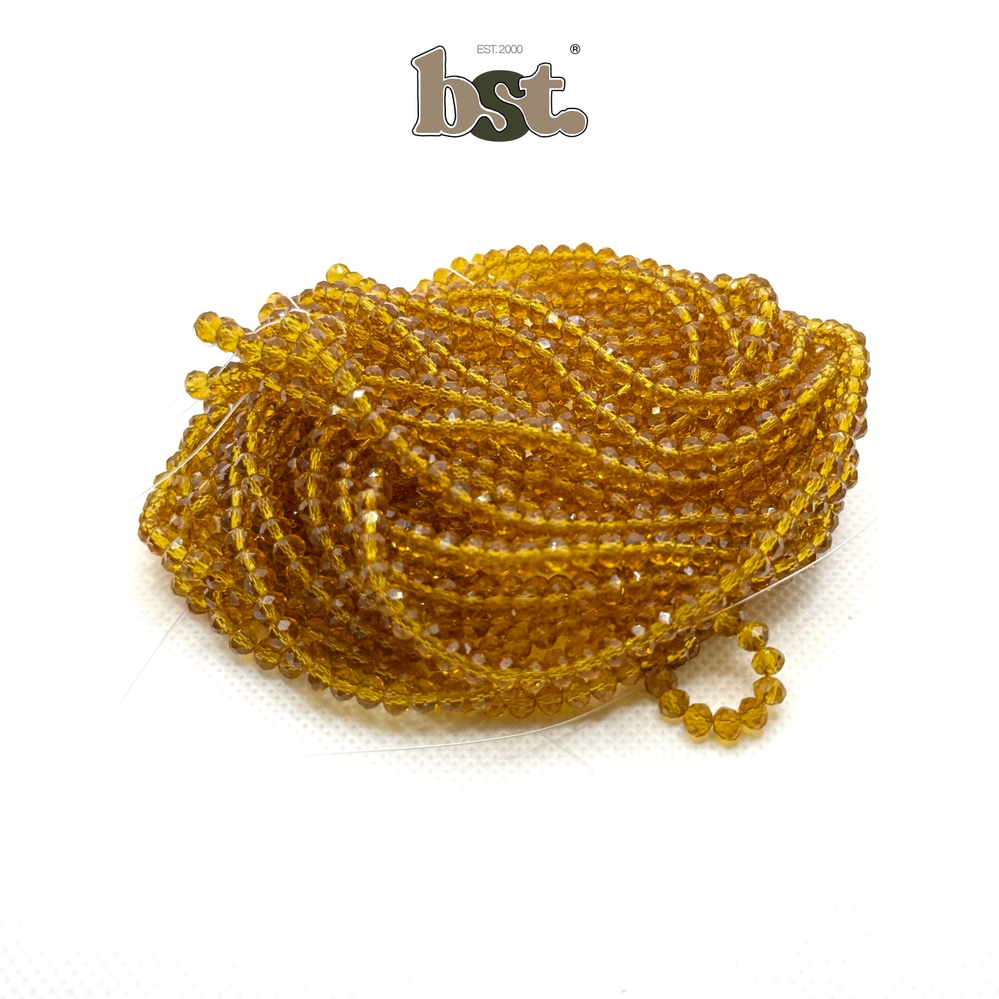 4mm Glass Crystal Beads for Jewellery Making 110+ Beads per String, 26+ Colors