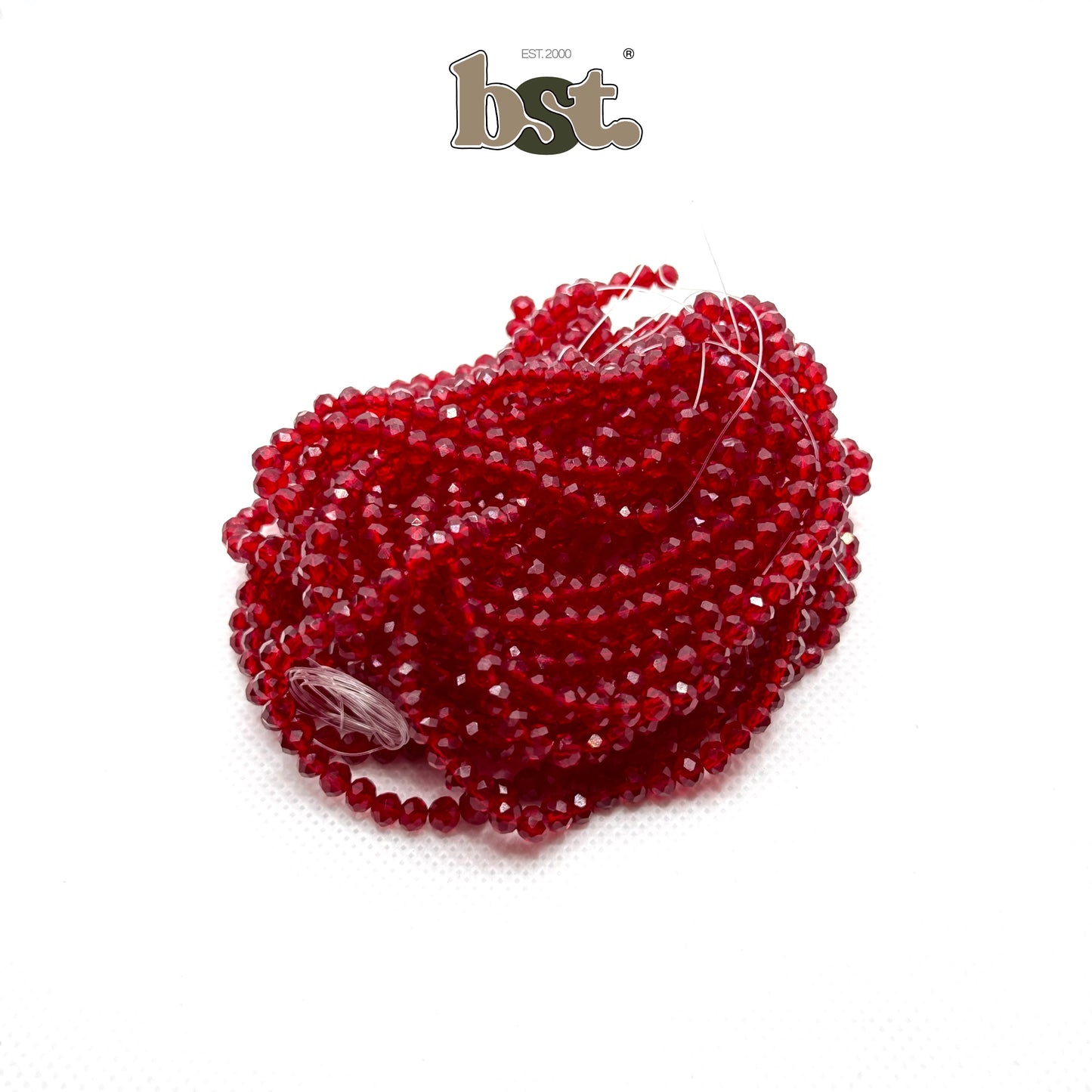 4mm Glass Crystal Beads for Jewellery Making 110+ Beads per String, 26+ Colors