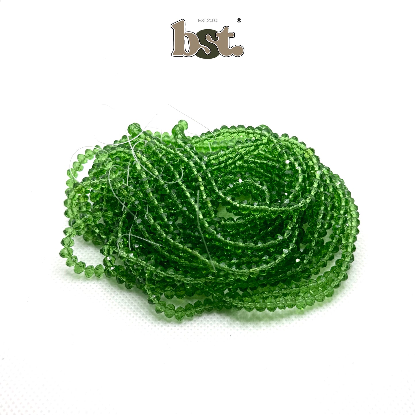 4mm Glass Crystal Beads for Jewellery Making 110+ Beads per String, 26+ Colors