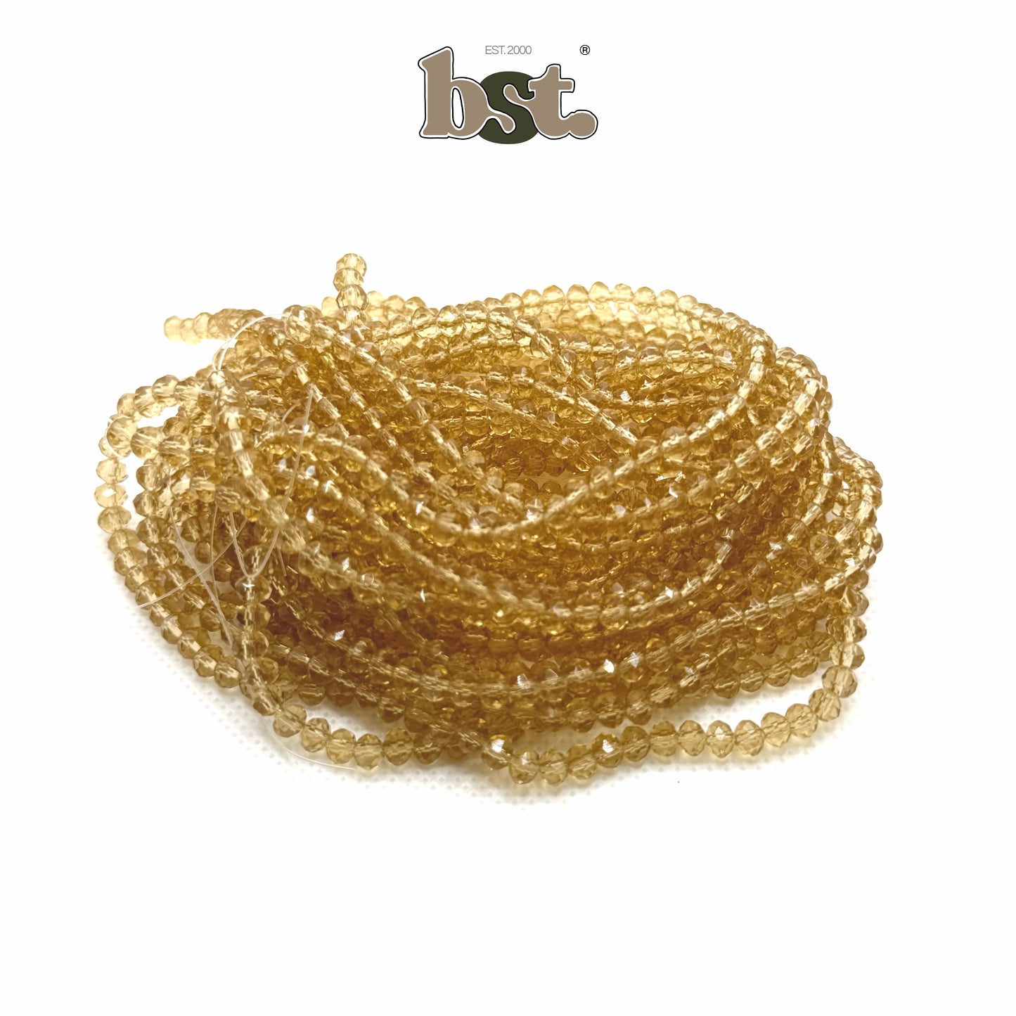 4mm Glass Crystal Beads for Jewellery Making 110+ Beads per String, 26+ Colors