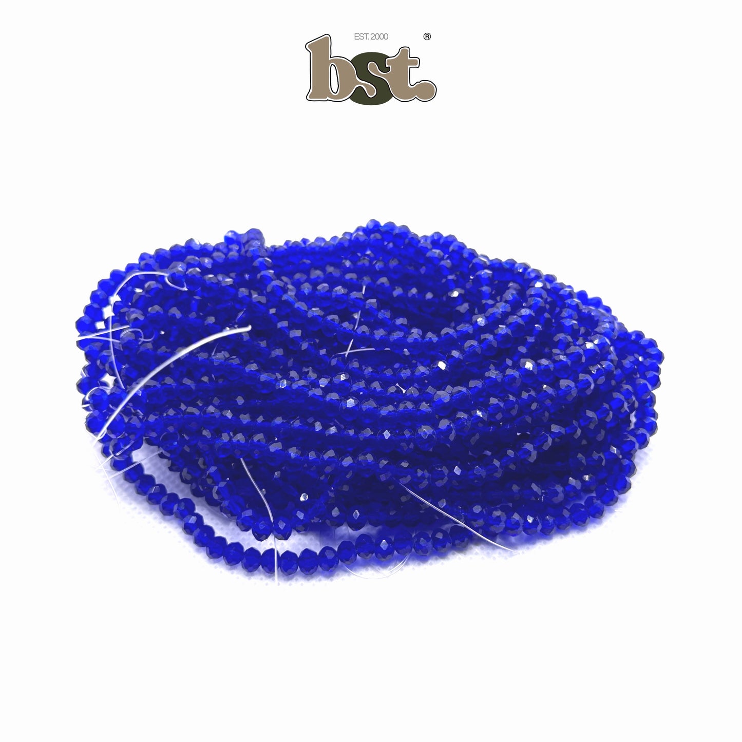 4mm Glass Crystal Beads for Jewellery Making 110+ Beads per String, 26+ Colors