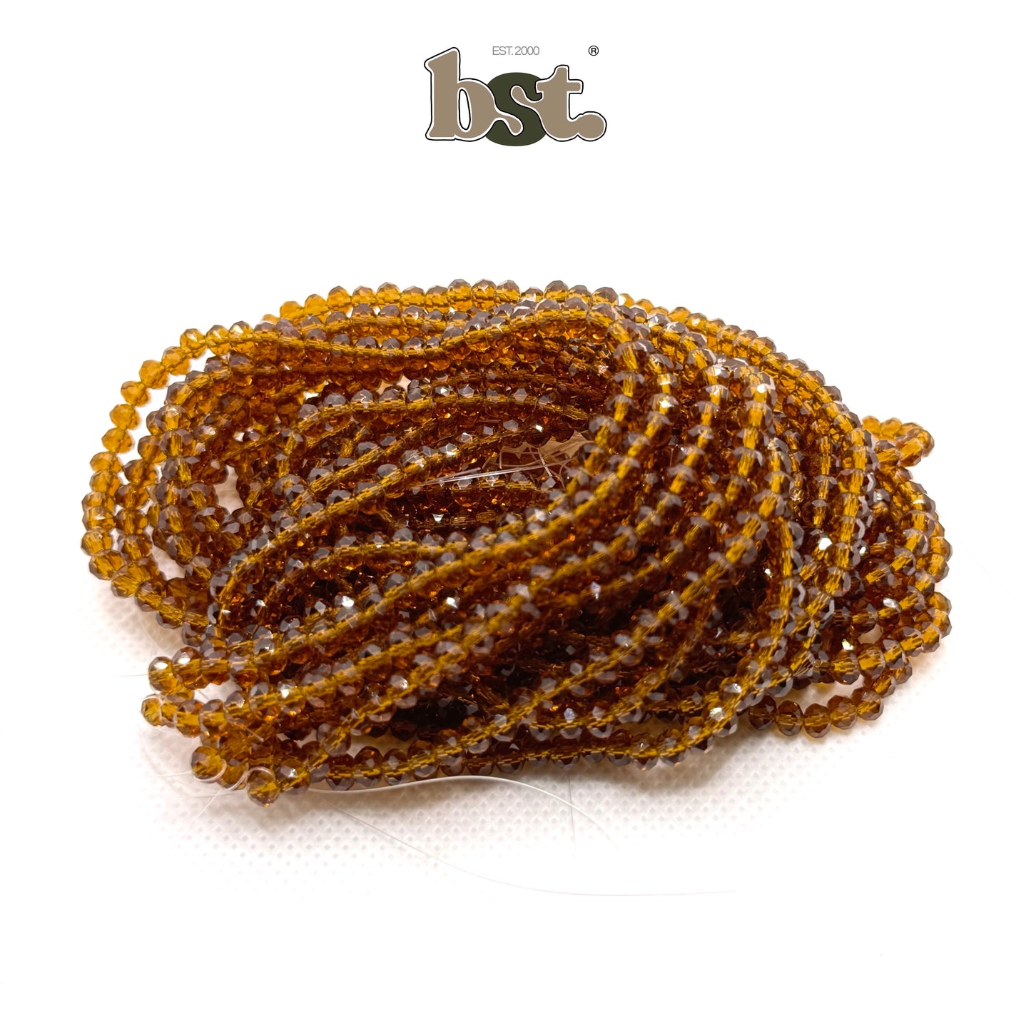 4mm Glass Crystal Beads for Jewellery Making 110+ Beads per String, 26+ Colors