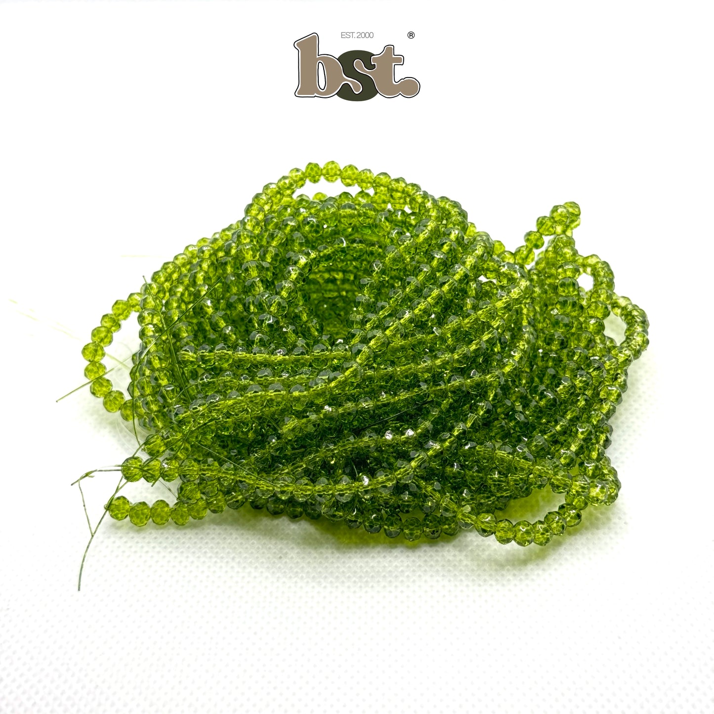 4mm Glass Crystal Beads for Jewellery Making 110+ Beads per String, 26+ Colors