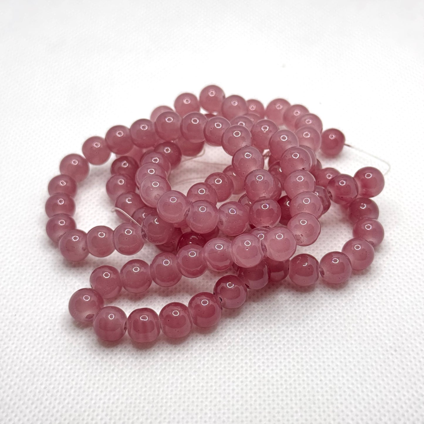8mm Glass Beads Marble Beads for Jewellery Making 100+ Beads each line, 20+ Colors