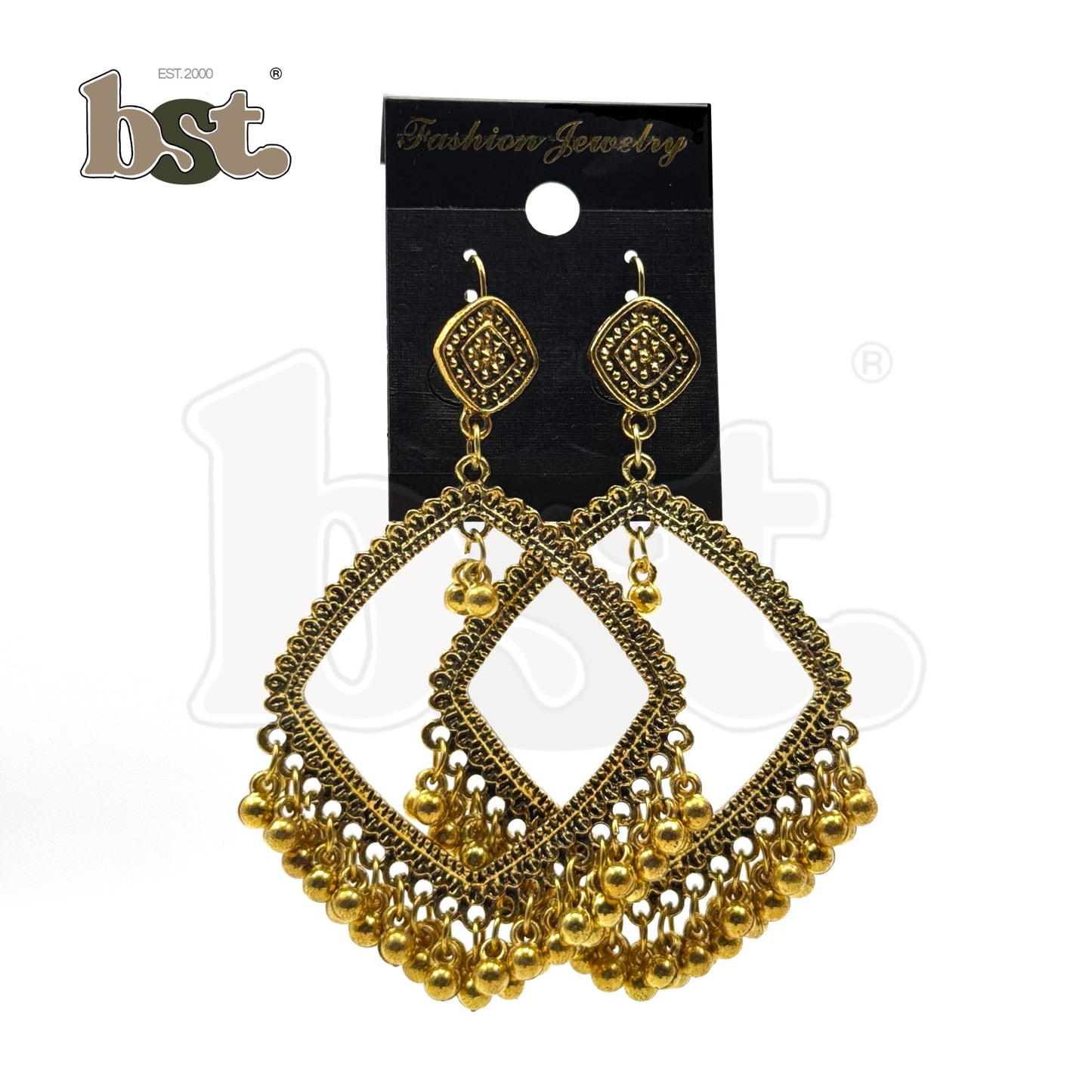 Resin Jhumka Bases, Steel and Gold Oxidise Color