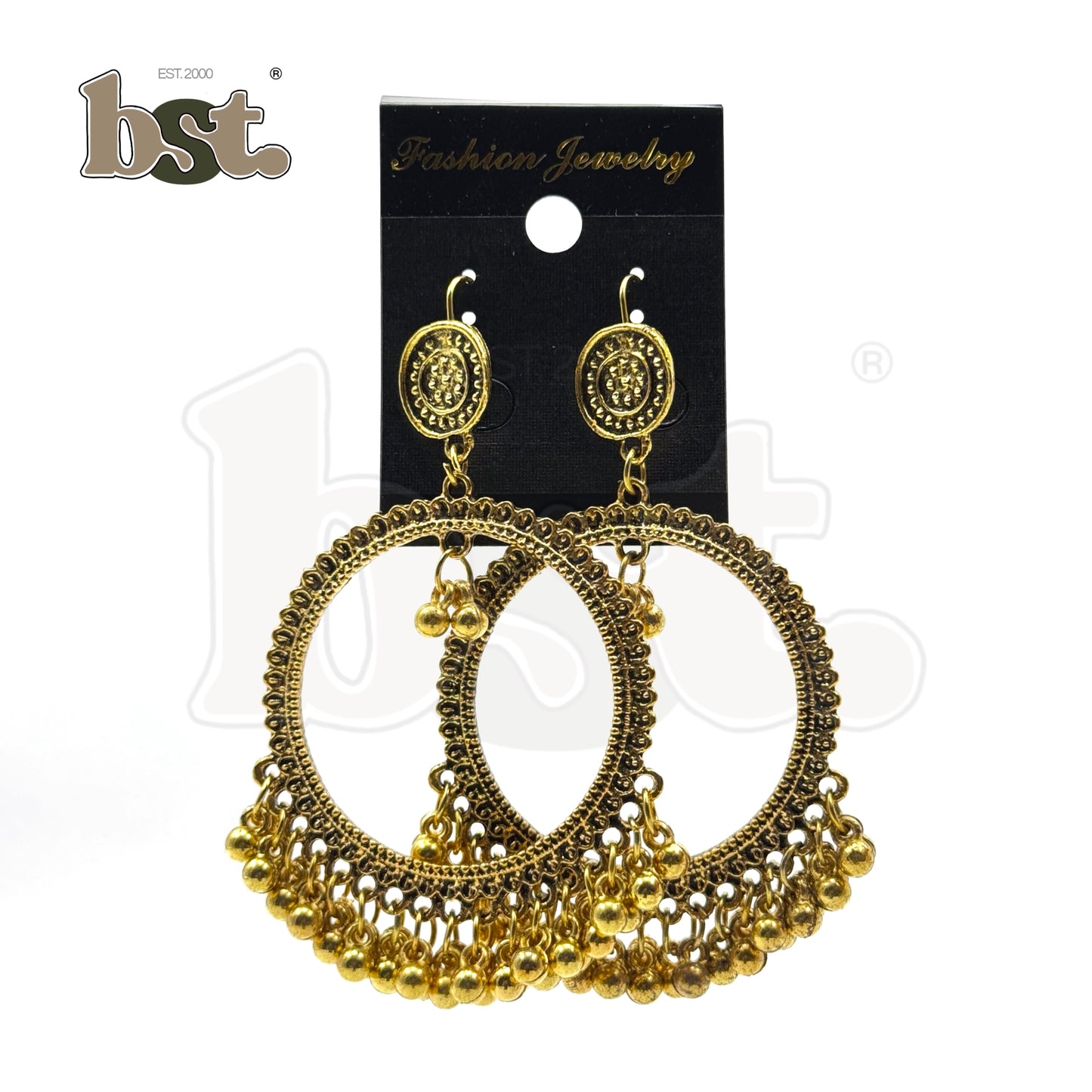 Resin Jhumka Bases, Steel and Gold Oxidise Color