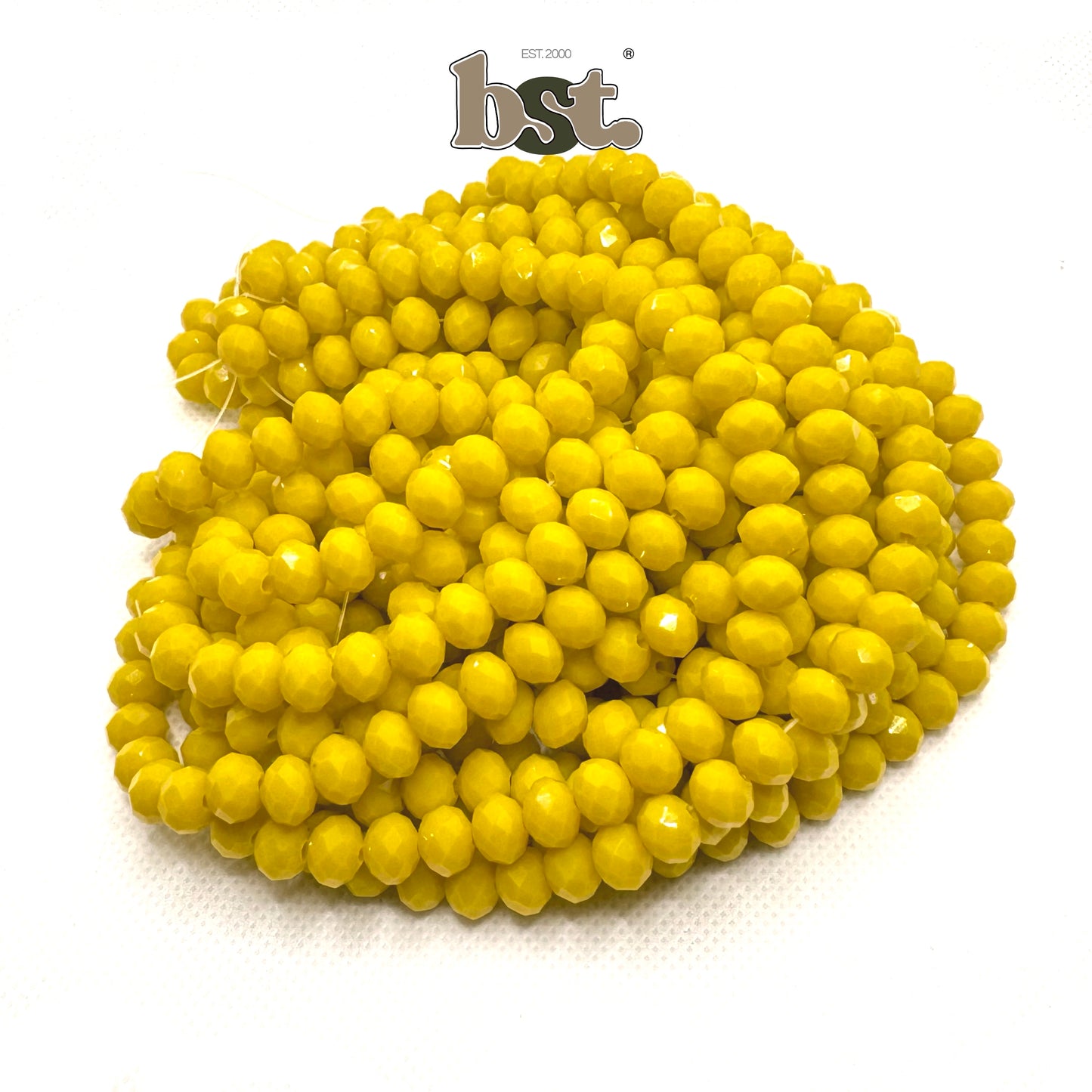 8mm Crystal Beads 60+ Rondelle Beads for Jewellery Making, 29+ Colors