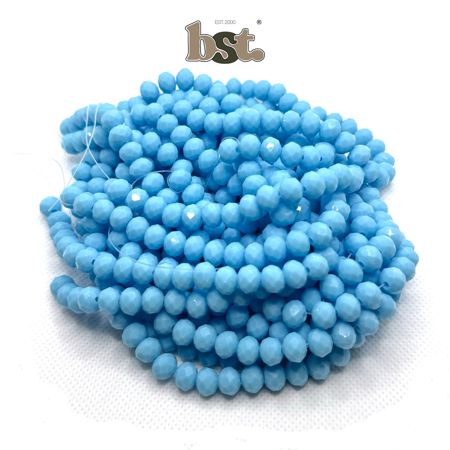 8mm Crystal Beads 60+ Rondelle Beads for Jewellery Making, 29+ Colors