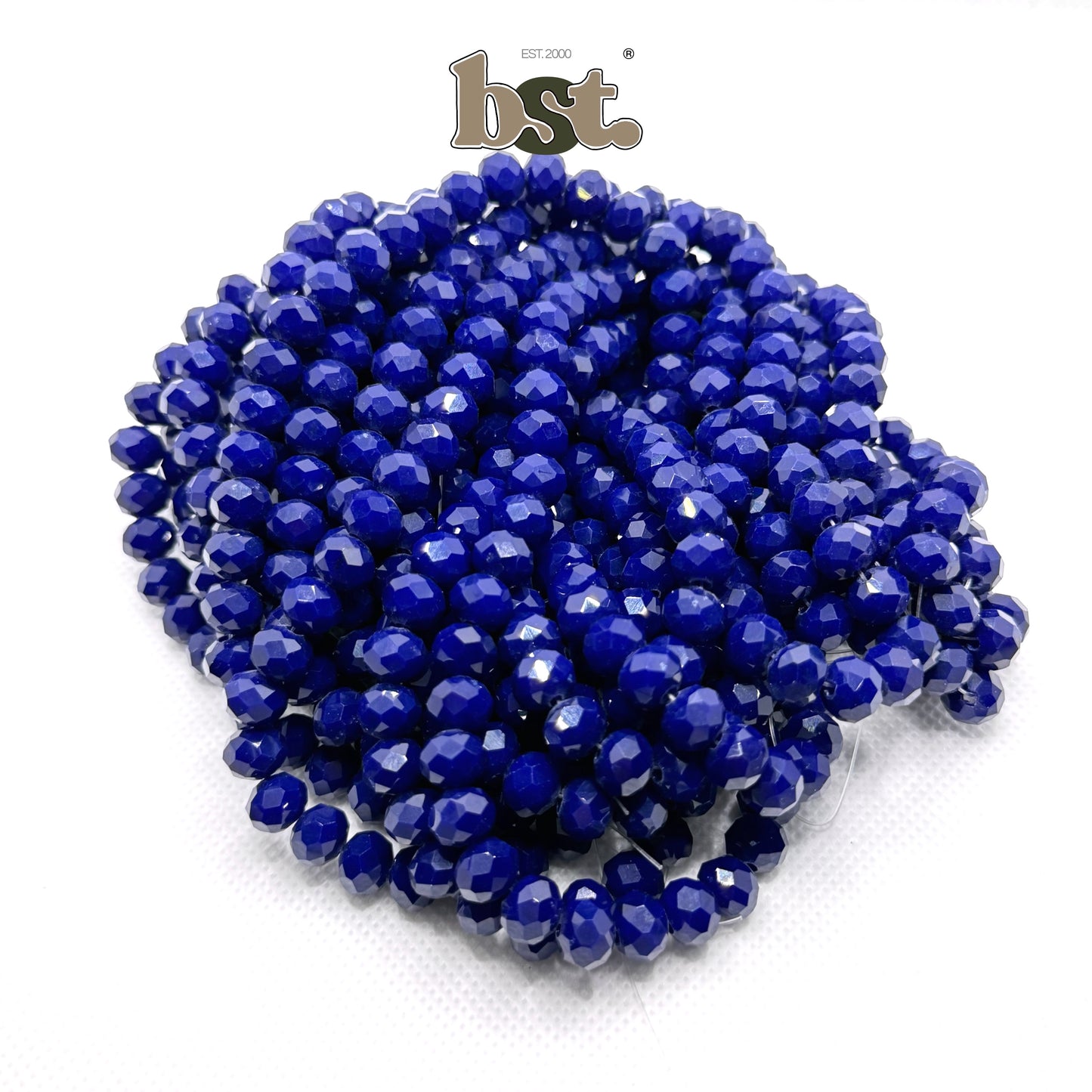8mm Crystal Beads 60+ Rondelle Beads for Jewellery Making, 29+ Colors