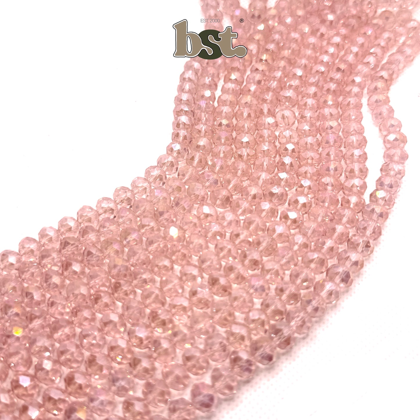 8mm Crystal Beads 60+ Rondelle Beads for Jewellery Making, 29+ Colors