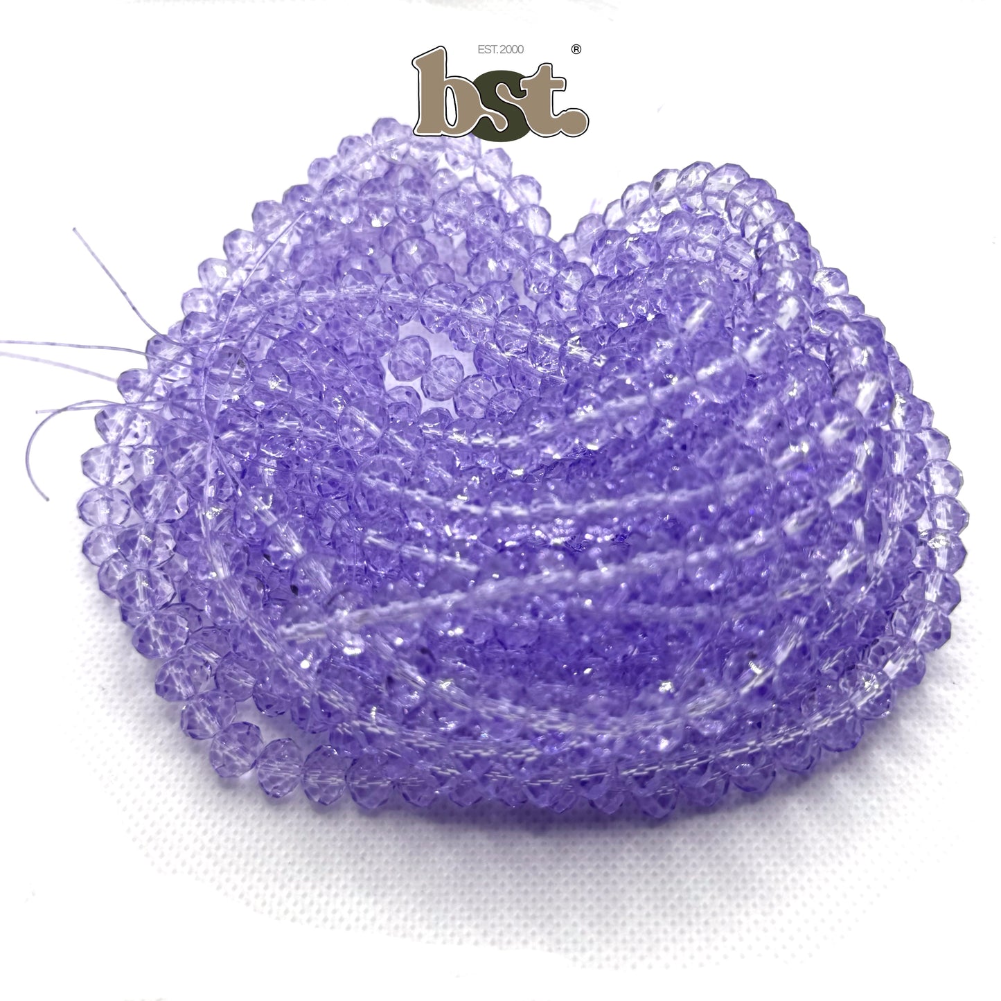 8mm Crystal Beads 60+ Rondelle Beads for Jewellery Making, 29+ Colors