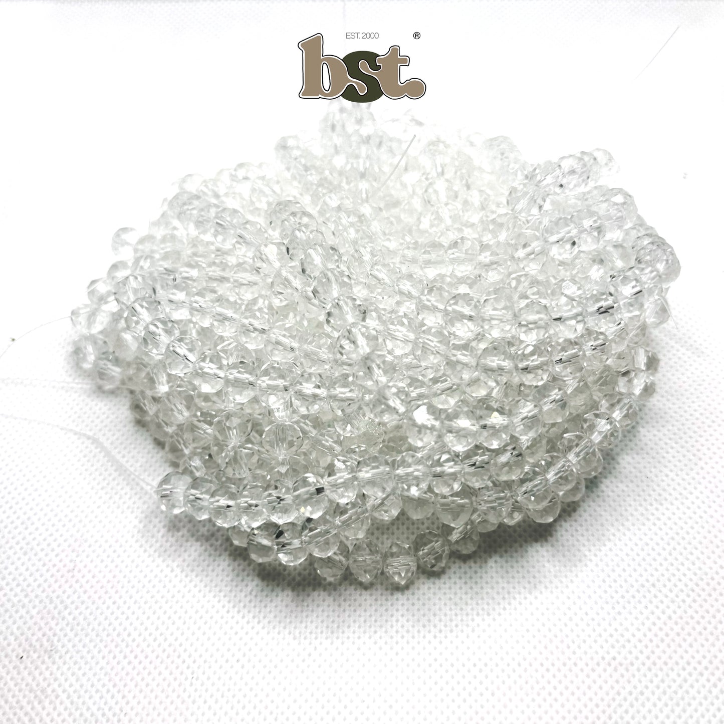 8mm Crystal Beads 60+ Rondelle Beads for Jewellery Making, 29+ Colors