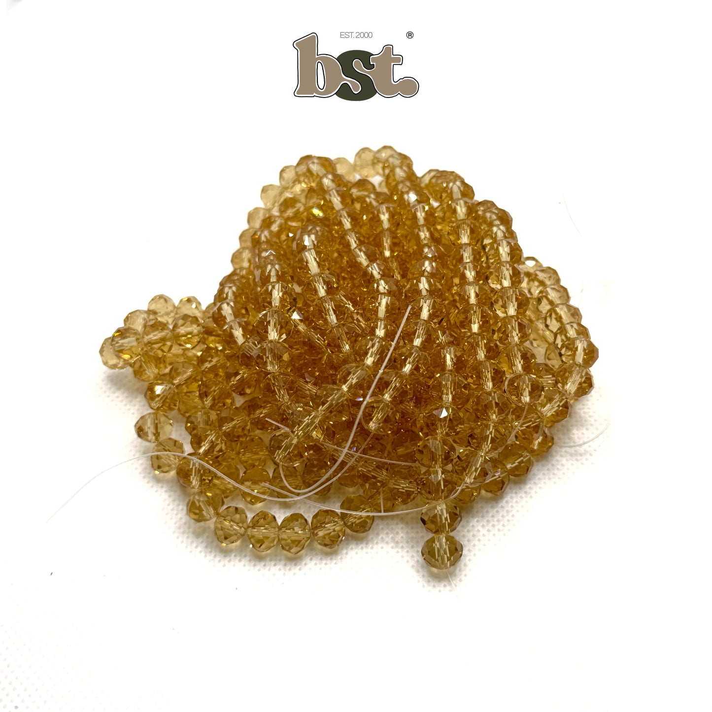 8mm Crystal Beads 60+ Rondelle Beads for Jewellery Making, 29+ Colors