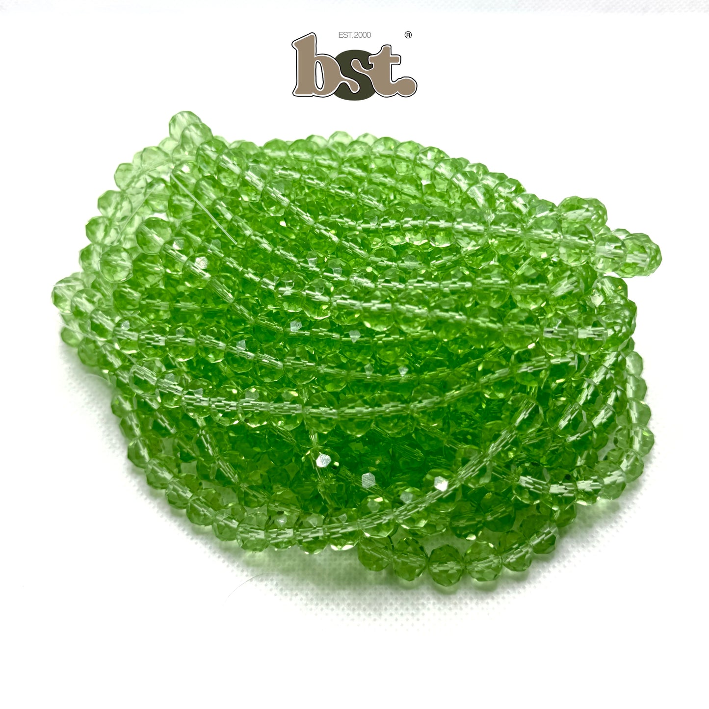 8mm Crystal Beads 60+ Rondelle Beads for Jewellery Making, 29+ Colors