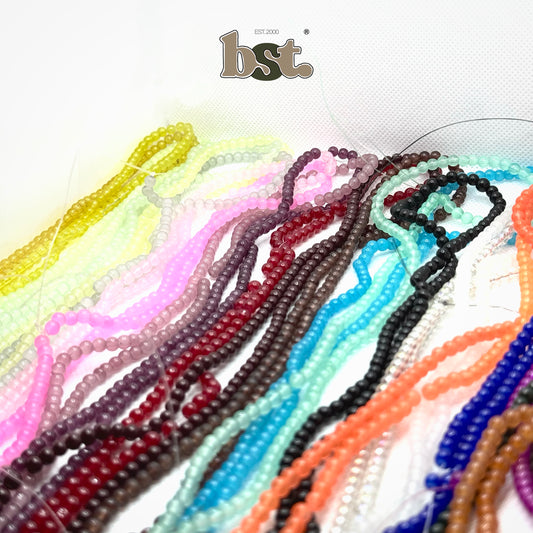 190+pcs 4mm Glass Beads Small Size Beads Marble Beads for Jewellery Making, 23+ Colors Imported Wholesale DIY Bracelet, Necklace, Bags & DIY Accessory Supplies